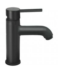 Modea Etna Black Matt Basin Mixer Silver (00-07001/1B)