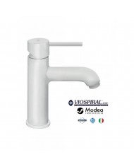 Modea Etna White Basin Faucet with Brass Valve (00-07001/1W)