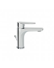 Modea Pietra Basin Mixer Silver With Metal valve (00-02500)