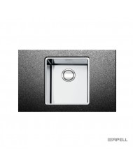 Ανοξείδωτος νεροχύτης υποκαθήμενος Linear Plus Apell 34x44 Inox Λείο