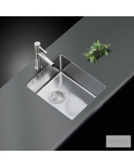 Ανοξείδωτος Νεροχύτης Υποκαθήμενος Linear Plus Apell 34x44 Inox Λείο