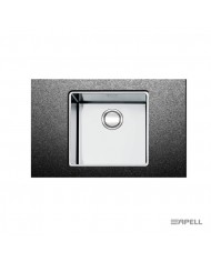 Ανοξείδωτος Νεροχύτης Υποκαθήμενος Linear Plus Apell 50x40 Inox Λείο