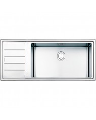 Ανοξείδωτος Νεροχύτης Ένθετος Linear Plus Apell 116x50 Inox Λείο Left