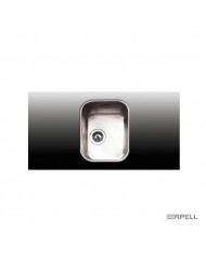 Ανοξείδωτος νεροχύτης υποκαθήμενος Ferrara Apell 32x42 Inox Λείο