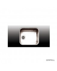Stainless Steel Undermount Sink Ferrara Apell 47x42 Inox Smooth
