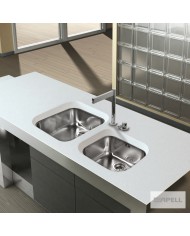 Ανοξείδωτος Νεροχύτης Υποκαθήμενος Ferrara Apell 47x42 Inox Λείο