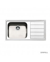 Stainless Steel Sink Insert Apell Linear 100x50 Inox Smooth Right