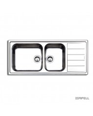 Stainless Steel Sink Insert Apell Linear 116x50 Inox Smooth