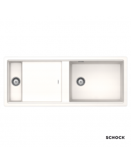 Schock Cristadur Prepstation Inset Sink 114x46cm. Color: Polaris