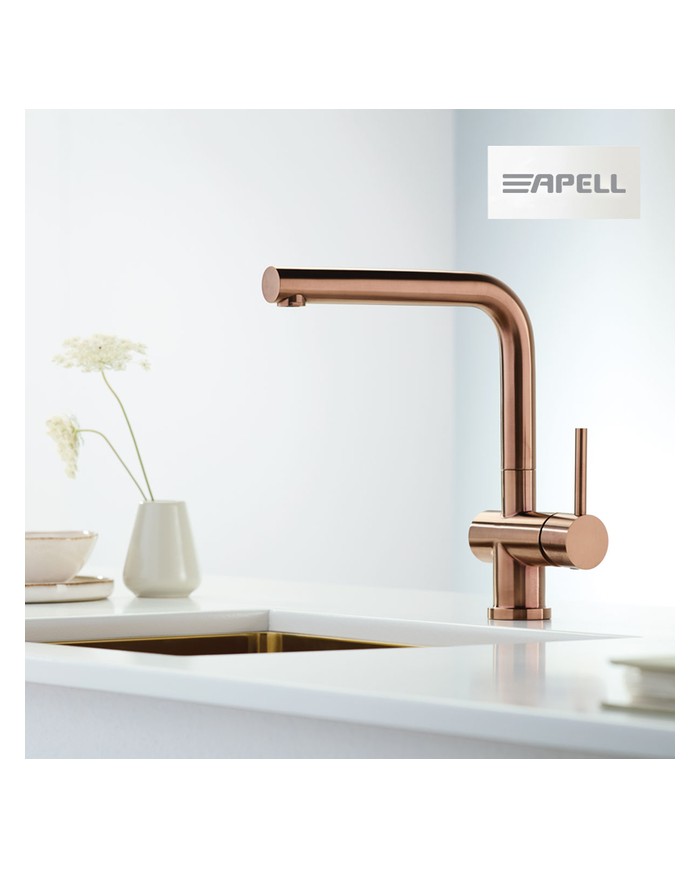 ΜΠΑΤ.ΝΕΡΟΧ.APELL INOX PVD COPPER (RAME)