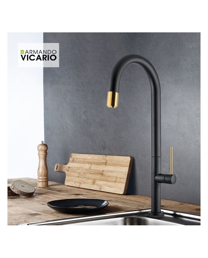 Tozo Black Matt/Brushed Gold (48780-400201)