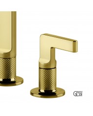 Μπαταρία Νεροχύτη 3 οπών INCISO, GESSI Gold PVD