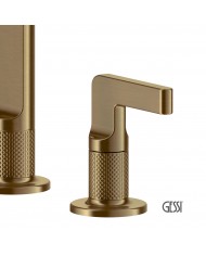 Μπαταρία Νεροχύτη 3 οπών INCISO, GESSI Warm Bronze Brushed PVD
