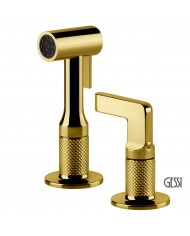 Μπαταρία Νεροχύτη 4 οπών INCISO, GESSI Gold PVD