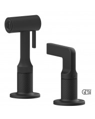 Μπαταρία Νεροχύτη 4 οπών INCISO, GESSI Matt Black