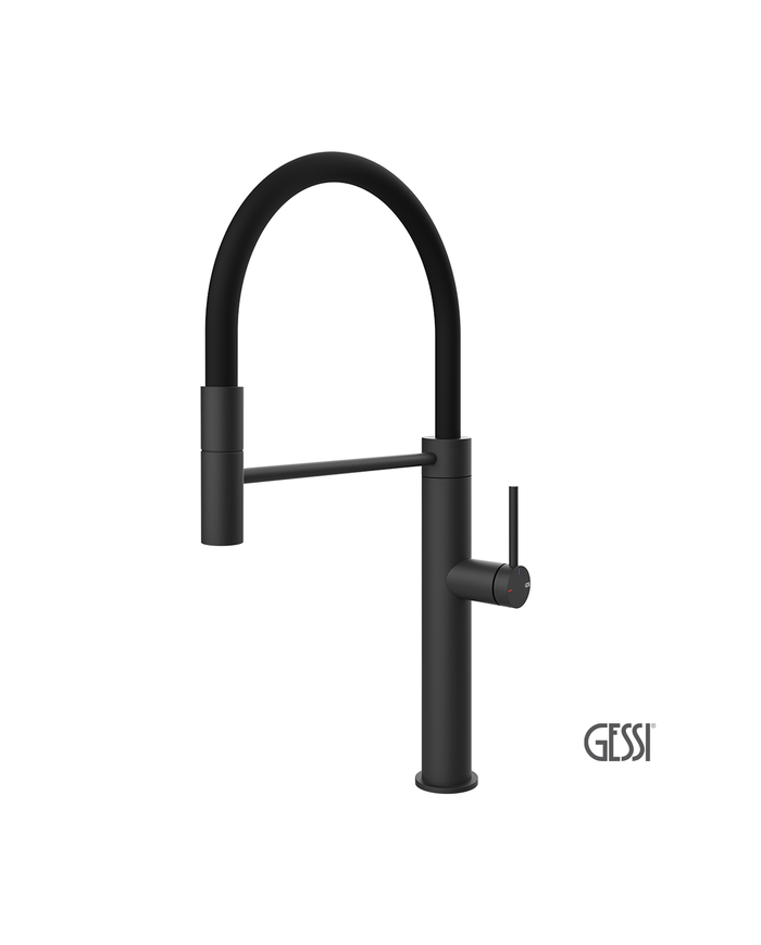 Μπαταρία Νεροχύτη 316 KITCHEN, GESSI Black Matt