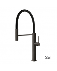 Μπαταρία Νεροχύτη 316 KITCHEN, GESSI Black Metal Brushed PVD