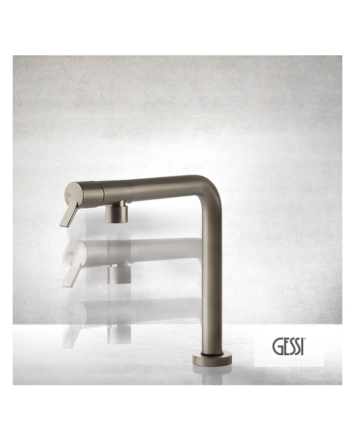 Μπαταρία Νεροχύτη SU & GIU' βυθιζόμενη | παραθύρου ,  GESSI Inox Finish