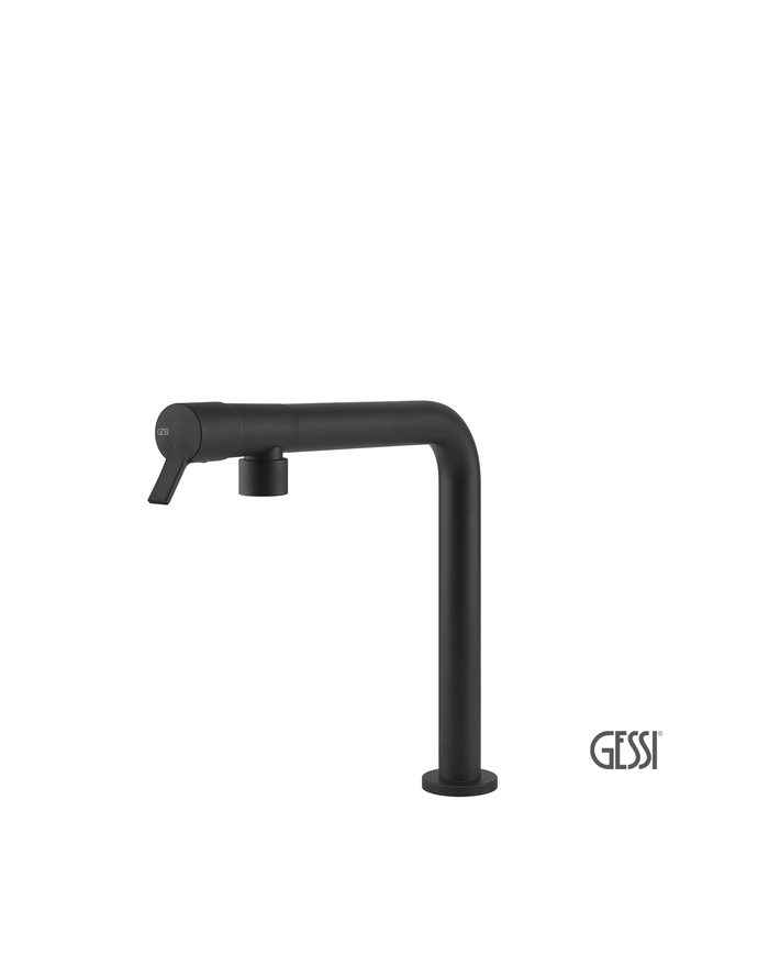 Μπαταρία Νεροχύτη FISSO , GESSI Black Matt