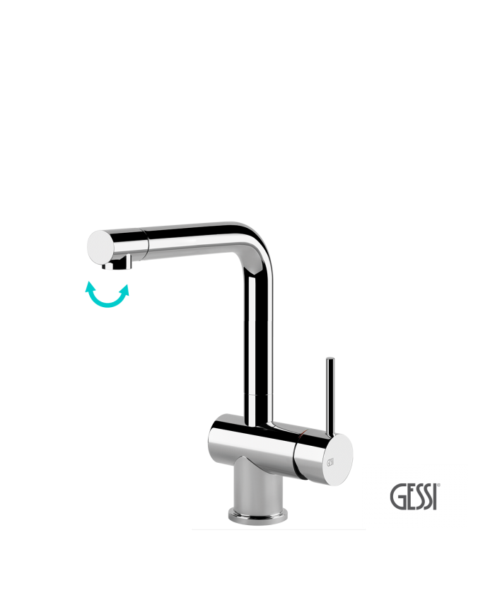 Μπαταρία Νεροχύτη OXYGENE,  GESSI CHROME