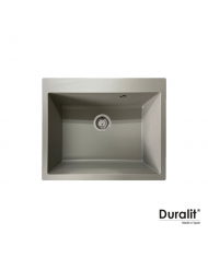 Inset Duralit Concrete Synthetic Heavy Duty Sink with One Trough (60x50cm)