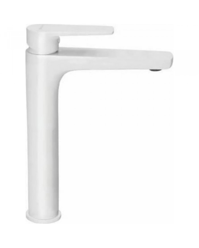 Modea Optima Plus Washbasin Faucet White 200mm High (00-02509/W)