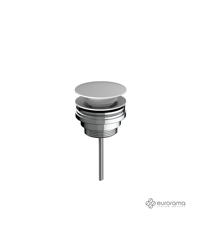 Clic-Clac Eurorama Washbasin Valve with / without Chrome Overflow (R0338-100)