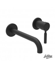 La Torre Tech Black Matt Single Outlet/Two Hole Concealed Basin Faucet & Spout (12208-400) La Torre Tech Black Matt Single Outlet/Two Hole Concealed Basin Faucet & Spout (12208-400)