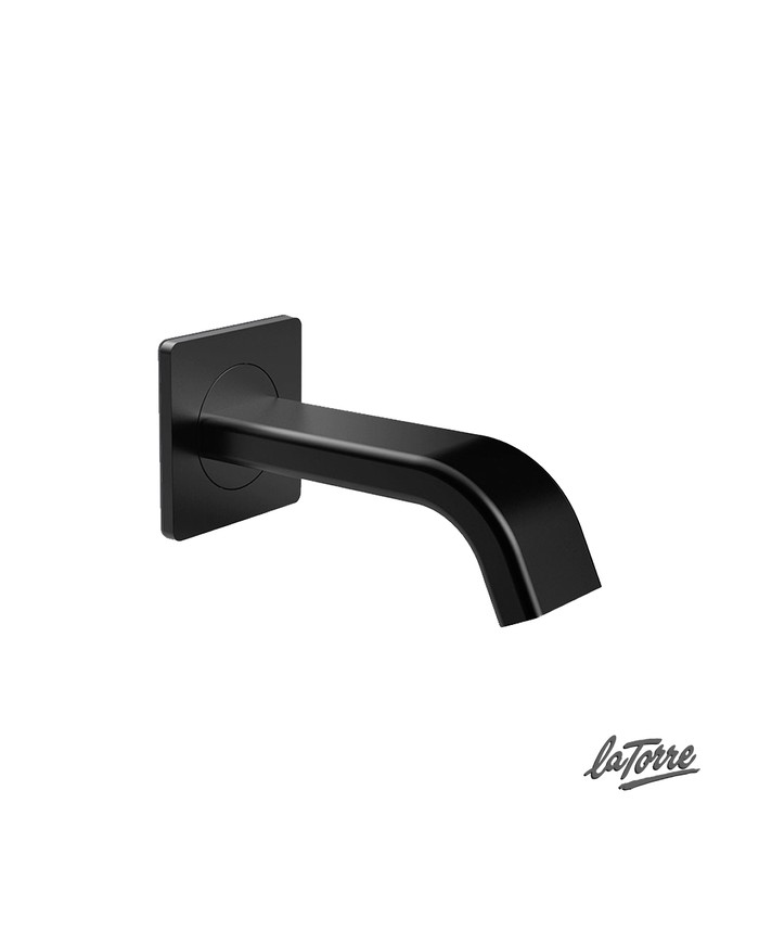 ΣΤΟΜΙΟ ΕΠΙΤΟΙΧΟ 14,2cm Φ31mm PROFILI-PLUS LA TORRE BLACK MATT