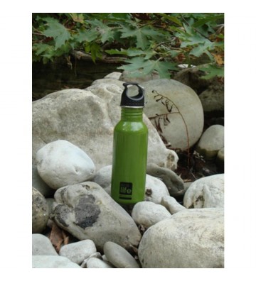 Stainless Steel Bottle Ecolife Bottles Green 600ml 33-BO-1004