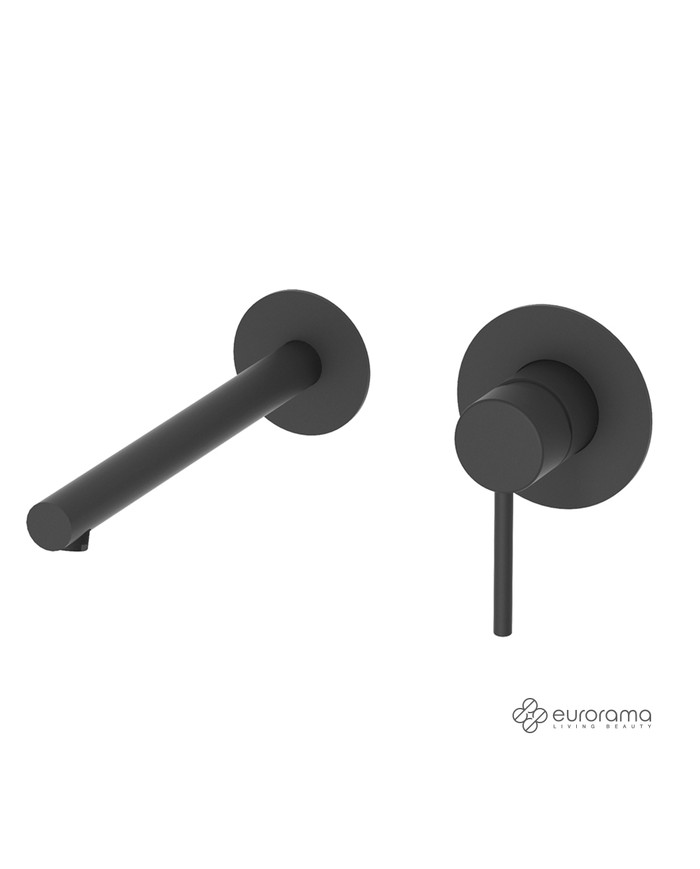 ΜΠΑΤΑΡΙΑ ΝΙΠΤΗΡΟΣ ΤΟΙΧΟΥ TONDA EURORAMA BLACK MATT