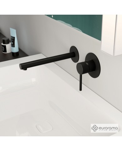 ΜΠΑΤΑΡΙΑ ΝΙΠΤΗΡΟΣ ΤΟΙΧΟΥ TONDA EURORAMA BLACK MATT