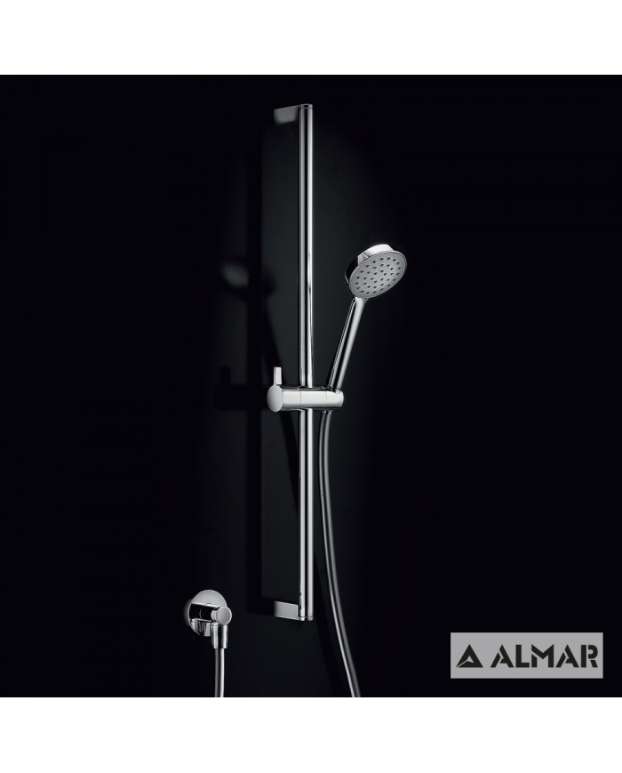 Βέργα Ντους Almar Easy με Bάση Tηλεφώνου Mεταβλητού Yψους Chrome (E087024-100)