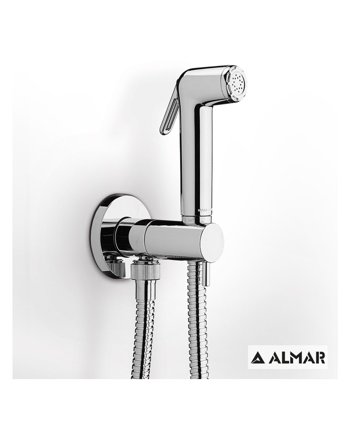 Built-in Bidet System Almar Flush 1 Without Mixing & 1 Hole Sanitary Shower Chrome