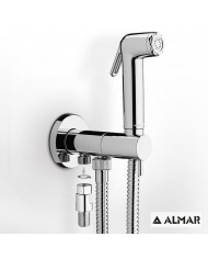 Built-in Bidet System Almar Flush 2 Without Mixing & 2-Hole Chrome Sanitary Shower(E136005-100)