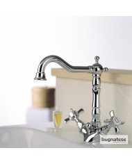 Bugnatese Princeton Retro Basin Faucet with Automatic Chrome Valve (834-100)