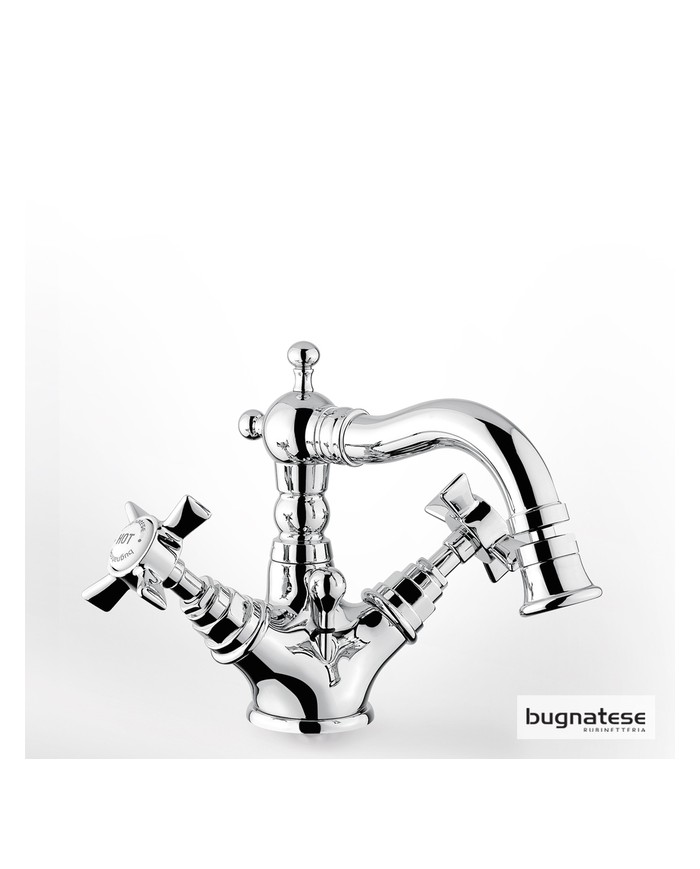 Bidet Faucet Mixer Bugnatese Princeton Retro Chrome with Automatic Valve (844-100)