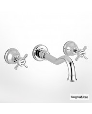 Bugnatese Princeton 3-Hole Retro Chrome Built-in Sink Faucet (869-100)