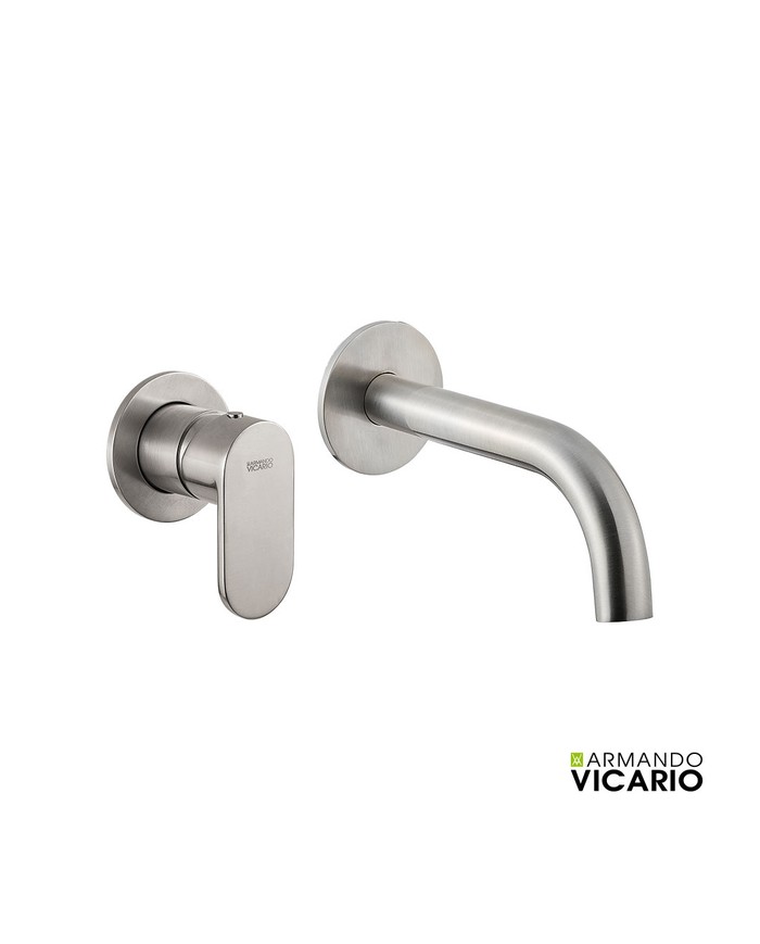 ΜΠΑΤ.ΝΙΠΤ. ΤΟΙΧΟΥ SLIM VICARIO INOX