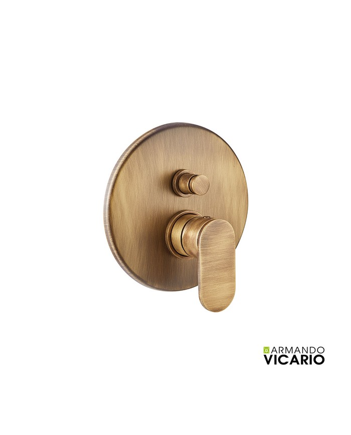 ΜΙΚΤ.ΕΝΤΟΙΧ.ΜΕ ΕΚΤΡΟΠΕΑ SLIM VICARIO ANTIQUE BRASS