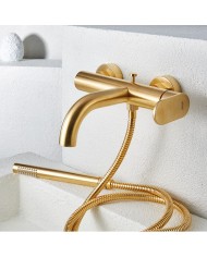 ΜΠΑΤ.ΛΟΥΤΡΟΥ SLIM VICARIO BRUSHED GOLD