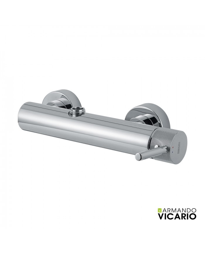 Armando Vicario Industrial Chrome Adjustable Height Shower Column With Faucet & Tilting Head & Telephone (512065-100)