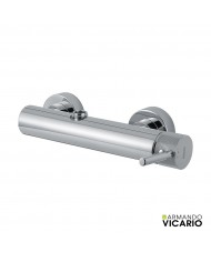 Armando Vicario Industrial Chrome Adjustable Height Shower Column With Faucet & Tilting Head & Telephone (512065-100)