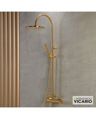 ΜΠΑΤ.ΝΤΟΥΖ + ΕΠΕΚΤ.ΚΟΛΩΝΑ + ΚΕΦΑΛΗ INDUSTRIAL VICARIO BRUSHED GOLD
