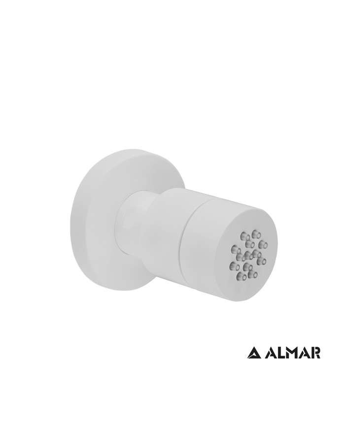 ΕΠΙΤΟΙΧΟ ΑΝΑΚΛΙΝΟΜΕΝΟ JET ROUND ALMAR WHITE MATT