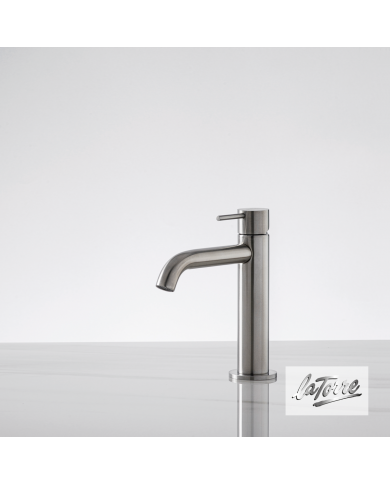 ΜΠΑΤ.ΝΙΠΤ+ΒΑΛΒ.CLIC-CLAC ELLE316 BRUSHED INOX