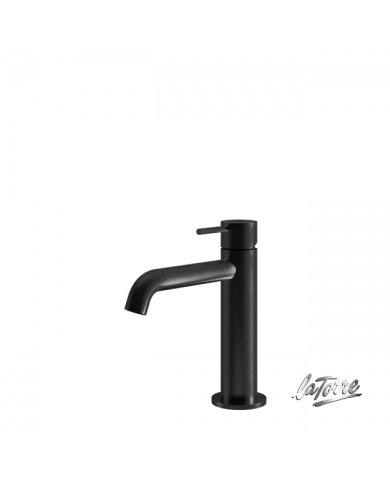 ΜΠΑΤ.ΝΙΠΤ+ΒΑΛΒ.CLIC-CLAC ELLE316 PVD BLACK BRUSHED