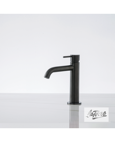 ΜΠΑΤ.ΝΙΠΤ+ΒΑΛΒ.CLIC-CLAC ELLE316 PVD BLACK BRUSHED