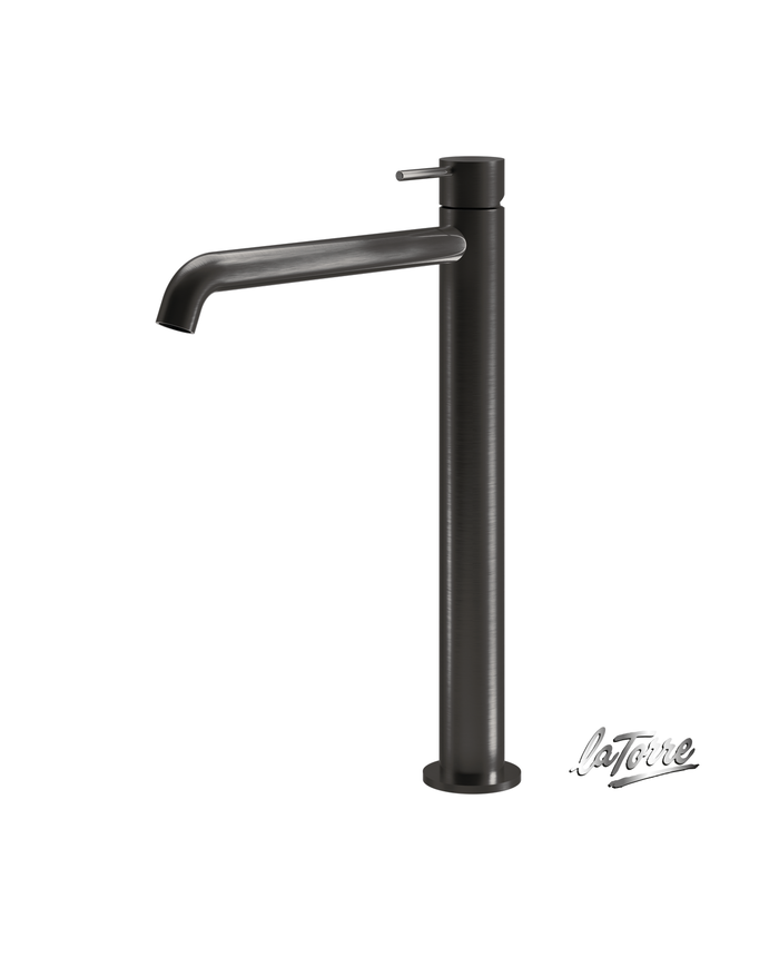 ΜΠΑΤ.ΝΙΠΤ.ΥΨΗΛΗ+ΒΑΛΒ.CLIC-CLAC ELLE316 PVD BLACK BRUSHED
