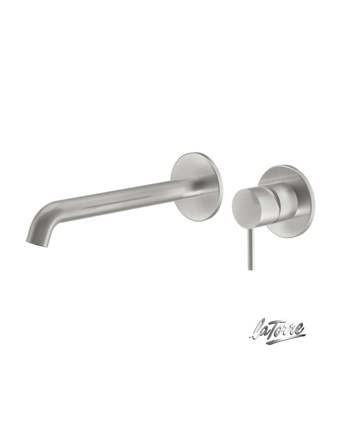 ΜΠΑΤ.ΝΙΠΤ.ΤΟΙΧΟΥ ELLE 316 LA TORRE BRUSHED INOX